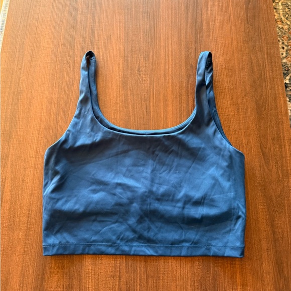 ALL ACCESS Marine Blue Activewear Top - Picture 1 of 3